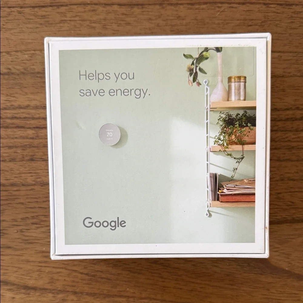 Google Nest Thermostat - Silver